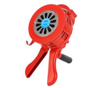 Aolidsive Adjustable Volume Aluminum Alloy Hand Crank Siren Horn 110db Volume 1000m Range Manual Operated Emergency Siren for Factories Homes Schools Oil Depots and Warehouses