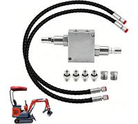 Aolidsive Alloy Steel Mini Excavator Hydraulic Buffer Valve Fit for Devices Under 2 Tons