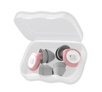 Aolidsive Aolidsive Noise Reduction Earplugs, Reusable Soft Silicone Noise Blocking Hearing Protection for Sleep Work Pink 8 Ear Tips XS S M L 25 to 33dB with Portable Case