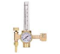 Aolidsive Argon Pressure Regulator Brass ABS Welding Regulator with Meter CGA 580 Inlet 14.7 MPa Input 0.25 MPa Output for MIG TIG Welding Gas Cylinder Use