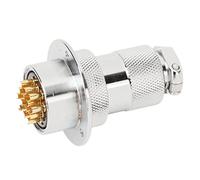 Aolidsive Aviation Plug Socket Compact Size Plug Connector AC DC Stable Performance and Plugging Unplugging Resistance for Data Acquisition Communication Automotive Use (14 Pin)