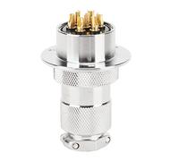 Aolidsive Aviation Plug Socket Compact Size Plug Connector AC DC Stable Performance and Plugging Unplugging Resistance for Data Acquisition Communication Automotive Use (7 Pin)
