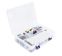 Aolidsive Basic Starter Kit Development Board Module Set with Mini Breadboard and Stepper Motor Driver Board Electronic Component Kit for R3 Students Beginners Experiments