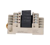 Aolidsive BERM Relay Module Board, DC Bidirectional Thyristor Output | Zero-Voltage Turn-On Switching, Zero-Current Turn-Off Arc Suppression, PC Flame Retardant Enclosure, Fits G6B-4BND Socket