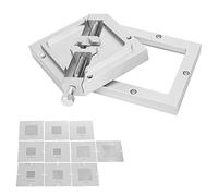 Aolidsive BGA Reballing Rework Station, Aluminum Alloy Construction, Efficient Tin Planting for 9mm to 43mm BGA Chips, Ideal for CPU and Mobile Phone Repairs