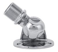 Aolidsive Boat Antenna Base, 316 Stainless Steel Antenna Mount with 25mm Thread Head for Marine Use, Adjustable Height 3.1in for Secure Installation on Boats