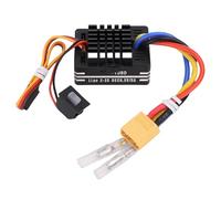 Aolidsive Brushed Electronic Speed Controller 80A, Water Proof Dust Proof ESC with 3 Operating Modes for RC Car Boat Tank, Supports 540 550 750 Motors 2-3S LiPo