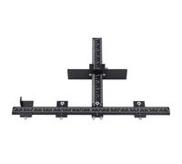 Aolidsive Cabinet Hardware Handle Jig, Aluminum Alloy Adjustable Template for Drilling, Effortless Installations for Cabinets and Doors