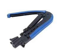 Aolidsive Cable Connector Tool, Adjustable Compression Tool with Comfortable Handle and Lightweight Design for RG59, RG6, and RG11 Coaxial Cables