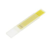 Aolidsive Carpenter Pencil Refill, HB Graphite, 2.8mm Diameter, 6Pcs for Woodworking and Mechanical Drawings (Yellow)