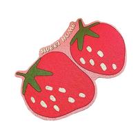 Aolidsive Cat Litter Mat, Anti Slip Design, Fruit Shape, Mud Trapping, Suitable for Home Decoration and Cat Food Catching (#3)