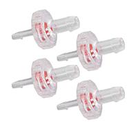 Aolidsive Check Valve PP Plastic Barb Hose One Way Valve 10 Pack Variable
