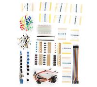 Aolidsive Component Kit, Basic Starter Development Board Set with 400 Hole Breadboard, Electronic Components for Circuit Learning Prototyping and Classroom Experiments
