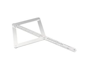 Aolidsive Corner Angle Finder for Contractors, Adjustable Aluminum Alloy Square Protractor Tool 0-180 Degree Portable for Tile Wood Layout