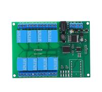 Aolidsive DC12V Relay Module, 8 Channel Low Level Relay Board, Compact Circuit Protection Design, Multifunction Control for Electronics Home Automation Projects