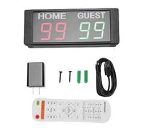 Aolidsive Digital Electronic Scoreboard, Portable Tabletop Scoreboard with Wireless Remote Control, for Indoor Sports Basketball Volleyball Soccer Table Tennis (UK Plug)