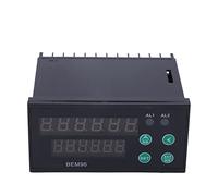 Aolidsive Digital Timer Counter PC Multifunctional Counter AC100 240V 6 Digit LED Display 0.00001 to 999999 Electric Shock or Pulse Input for Industrial Pipeline Panel Control