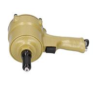Aolidsive Double Hammer Strike Pneumatic Air Riveter, Alloy Steel, High Power for Rivets and Nails, Workshop and Garage Use (US Style)