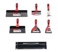 Aolidsive DrywallHandToolKitwith16InchMudPanStainlessSteelPuttyTapingToolsforWallRepairPlasterboardFinishing