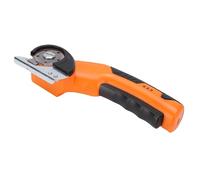 Aolidsive Electric Scissors Battery Powered Silent Powerful Motor Industrial Grade Cutting Head for Cardboard Leather Fabric Carpet Cutting (Orange)