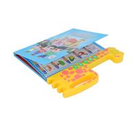 Aolidsive Electronic Bilingual Book, Plastic Material, Intelligent Learning, Multiple Games, Interactive Education for Children Ages 3-6