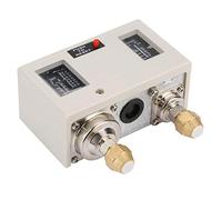 Aolidsive Electronic R1/4 Pressure Control Switch 15A SPDT Dual Pressure Controller for Refrigeration Equipment