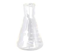 Aolidsive Erlenmeyer Flask Set, Borosilicate Glass Conical Flask 4PCS 50ml 100ml 250ml 500ml, Resistant Labware, Clear Graduations, Narrow Mouth for Laboratory Students