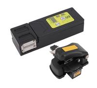 Aolidsive Fiber Optic Fusing Cleaver Kit, Aluminum Alloy Tungsten Steel ABS Cutter for Precision Fiber Stripping and Cladding Diameter Cutting, Ideal for Technicians and Optic