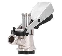 Aolidsive G5/8 Beer Keg Coupler, Stainless Steel D Type Beer Tap for Bars and Hotels, Durable Distributor with Soft Nozzle