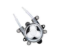 Aolidsive G528 DC12V Mini Peristaltic Pump for Laboratory Bioengineering with 1x3mm Rubber Tube, Adjustable Rate 0-150ml/min, Compact Design for and Industrial Use (2 * 4(Hose))