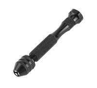 Aolidsive Hand Twist Drill, Wide Grasp Range Chuck 0.3mm to 3.6mm with 10 High Speed Steel Drill Bits, for Wood Plastic Rubber Art Craft Jewelry Making