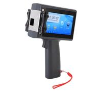 Aolidsive Handheld Inkjet Printer, 4.3 Inch LED Touch Screen 600dpi Portable Printer with 12.7mm Print Height for Text QR Code Barcode Date on Wood Plastic Fabric (GB Plug)