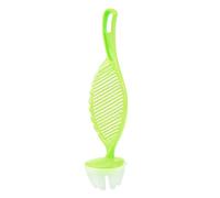 Aolidsive Handheld Rice Wash Strainer, PP Material Ergonomic Handle, Effortless Rice Washer for Home and Restaurant (Paperless Card Sticks Green)