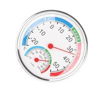 Aolidsive Humidity Detector, ABS Multifunctional Temperature Humidity Tester - Accurate Readings From -4°F to 122°F for Scientific Research and Indoor Environments (White)