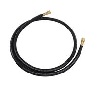 Aolidsive HVAC Vacuum Hose 6ft Heavy Duty High Pressure Charging Hose for HVAC Systems Brass Rubber PTFE Seal 3/8in