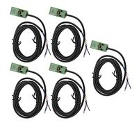 Aolidsive Inductive Proximity Sensor 5PCS NPN Normally Open Approach Sensor 10 to 30VDC IP65 Switch for Automation Equipment Detection and Replacement Use