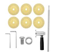 Aolidsive Inside Pipe Cutter, Adjustable Cutting Depth with Built in Scales for PVC Pipes, ABS Plastic Pipes, HVAC and Exhaust Pipe Cutting, 1/4in Hex Shank