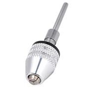 Aolidsive Keyless Drill Chuck Adapter, Carbon Steel Converter for Impact Driver with 3 Jaws, Clamping Range 0.3 to .4mm for Electric Grinders