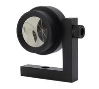 Aolidsive L Bar Prism 90 Degree Right Angle Prism for Total Station with -25mm Constant, High Precision Optical Glass for Railway Tunnel Highway Inspection, 25.4mm Diameter Silver Plated