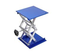 Aolidsive Laboratory Lifting Platform Aluminum Oxide Laboratory Lifting Stand 200x200x340mm Adjustable Height 70 to 280mm Steady Support for Physics Chemistry Biology Lab Use