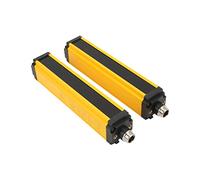 Aolidsive Light Curtain Sensor ABS Aluminum Alloy Safety Light Curtain Sensor 20mm Beam Spacing 6 Beams IP65 NPN NC 10 to 30V for Stamping Shearing Production Lines