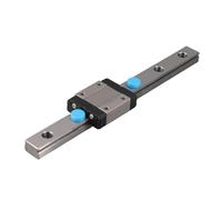 Aolidsive Linear Guide Rail LML12B 12mm Width Linear Motion Rail with Carriage, Bearing Steel Slide for CNC Actuator Stage 450mm (150mm)