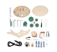 Aolidsive Metal Dragonfly Model Assembly Kit Mechanical Building Toy with Vibrating Motor Driven Handcrafted Desktop Ornament for Home Office