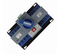 Aolidsive Mini 63A Automatic Transfer Switch 4P Dual Power Manual and Automatic for Home Office Buildings Plastic Material Reliable Performance Easy Installation Wide Applications