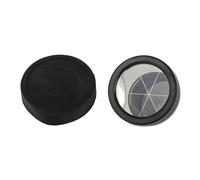 Aolidsive Mini Peanut Prism 1.5in Survey Prism Total Station Accessory with Optical Glass for Tunnels Roads Bridges Measurement Distortion Detection