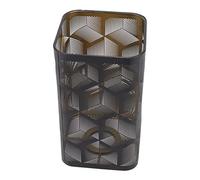 Aolidsive Modern Iron Lampshade, Hollow Carving Design, Metal Light Shade Cover for E27 E26 Bulbs, Ideal for Bedroom or Living Room Decor