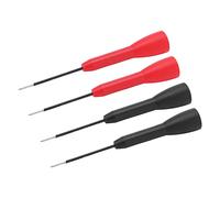 Aolidsive Multimeter Test Needle Probe, Insulated PA Brass Needle Tips for Non-Destructive Voltage Circuit Testing CAT II 600V/10A, Professional Electrical Tools for Multimeters