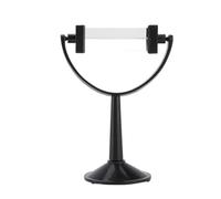 Aolidsive Optical Glass Triangular Prism Light Spectrum Tool with Stand for Physics Science Experiments Kids Educational Teaching