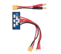 Aolidsive Parallel Charging Board, PCB ABS Silicone Material, Perfect for 2S 3S Battery Balance Charging, Ideal for Aircraft Models