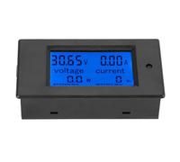 Aolidsive PEACEFAIR PZEM-051 DC Voltage Current Meter Large LCD Screen with Overload Alarm for Solar Battery RV 6.5-100V 50A Shunt (50A shunt)